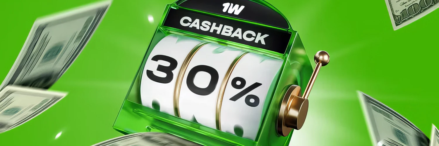 Activación del reembolso semanal de hasta el 30% en el sitio oficial de 1win Chile.